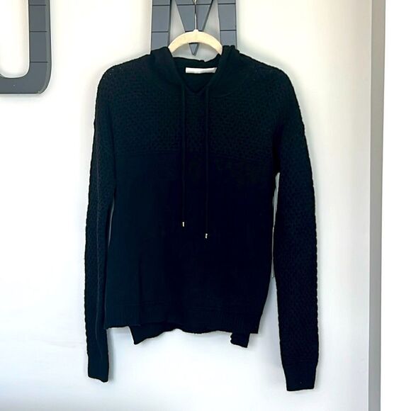 NWT One Grey Day Los Angeles Blake Hoodie in Black Size S - Picture 2 of 8